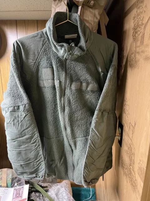 Usgi Ecwcs Gen Iii Level 3 Fleece Cold Weather Jacket Foliage Green Lge