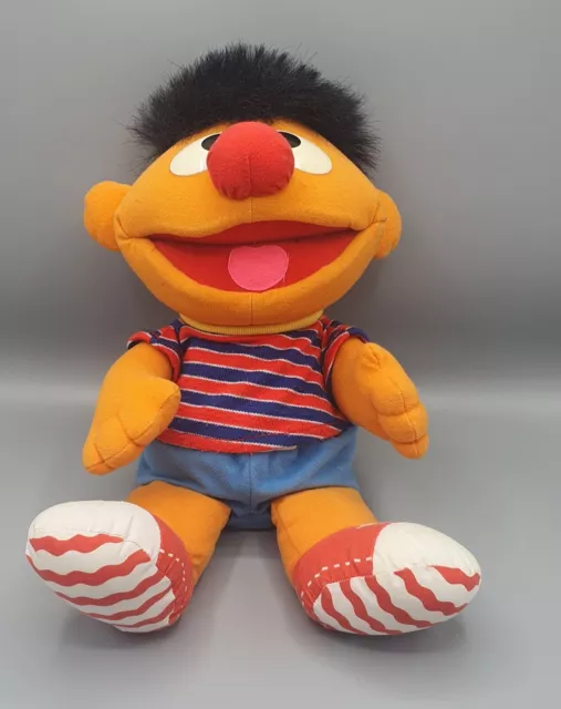 Lachender / sprechender Ernie Sesamstrasse Plüsch Figur Stofftier Kuscheltier