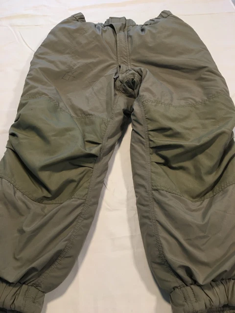 Extreme Cold Weather Pants Trousers  ECWCS GEN III Grey Military Small Short 2B