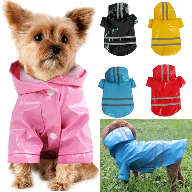 Costume Per Animali Domestici Solido Cucciolo Di Cane Impermeabile A