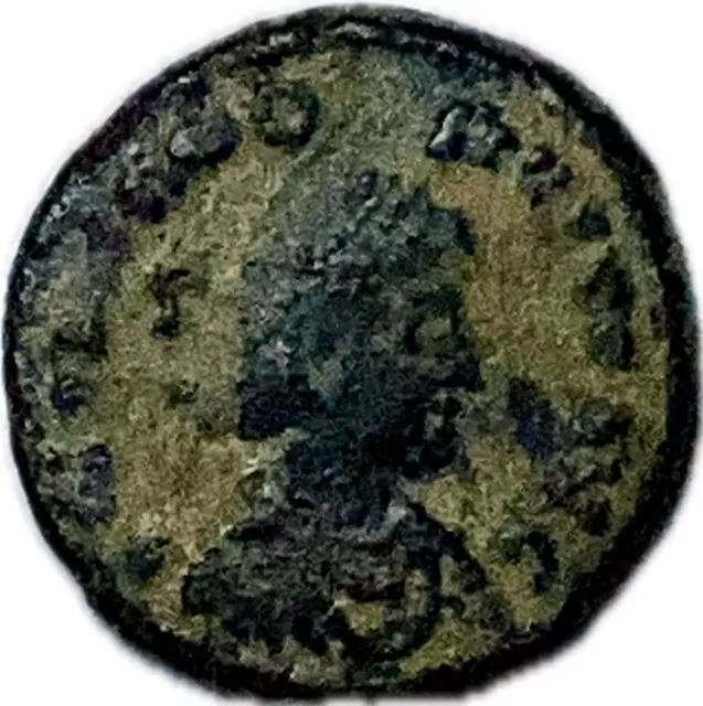 AUTHENTIC ANCIENT ROMAN Coin 379-383 AD Emperor Theodosius Wreath ...