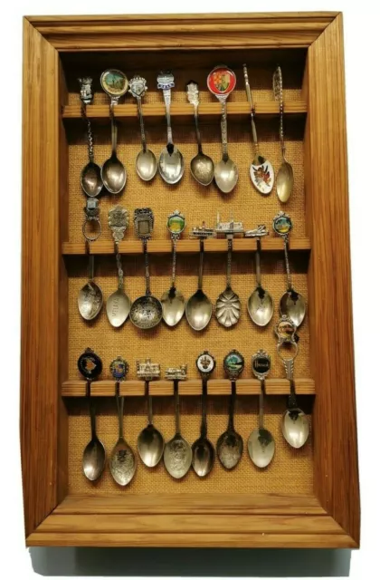 Souvenir Collectable spoons job lot from around the world - 74 spoons