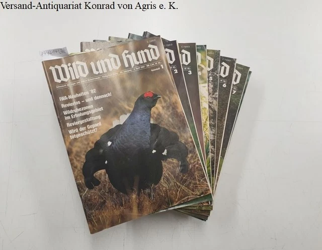 Wild und Hund : 85. Jahrgang 1982 - 1983 : Heft 1-26 : Komplett : (gut bis sehr