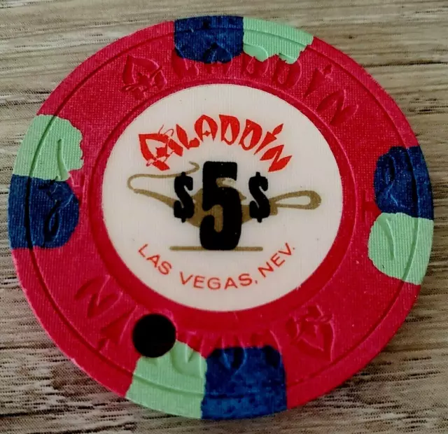 $5 Las Vegas Aladdin Vintage Casino Chip