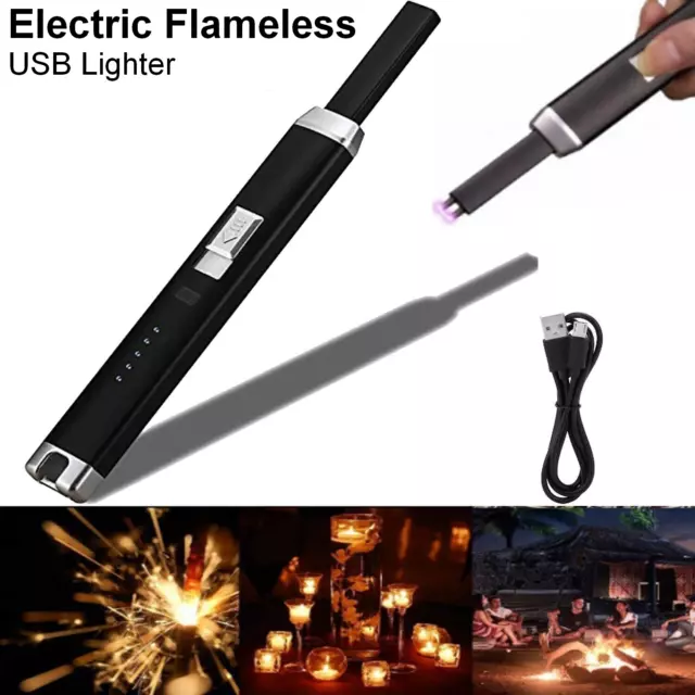 Electric Lighter Arc Windproof Flameless USB Lighter Rechargeable Lighter Tool