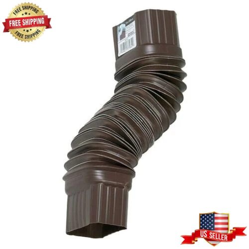 FLEX ELBOW DRAIN Pipe Flexible GutterDownspout Extension Diverter Fits