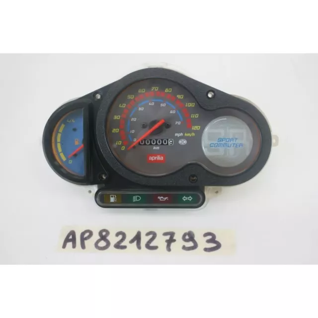 Instrumentation Compteur Kilométrique Instrument Panneau Aprilia Sr 50 S Rayure