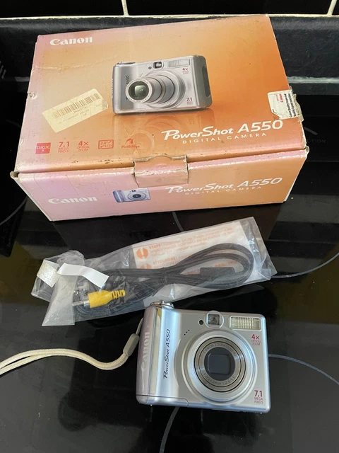 Canon Camera PowerShot A550 Digital Silver