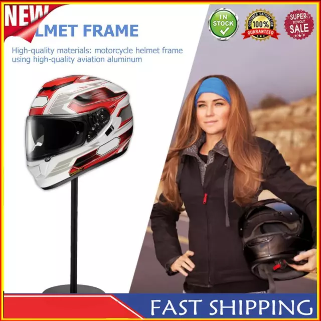 Helmet Hanger 180 Degree Rotating Metal Bike Helmet Holder Wall Mounted for Caps