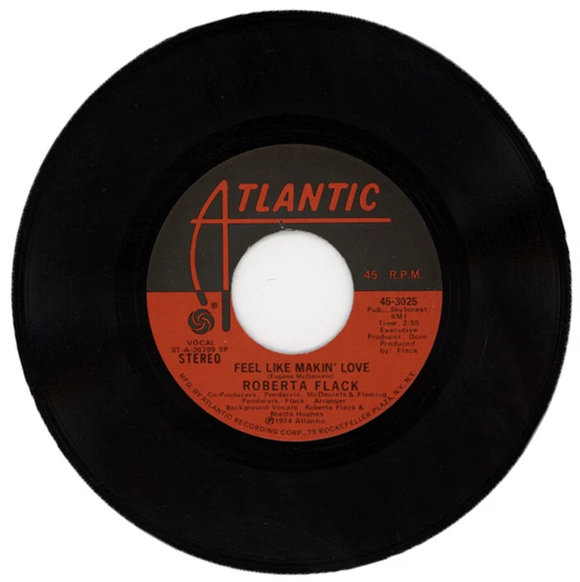 ARETHA FRANKLIN "FEEL LIKE MAKIN' LOVE c/w WHEN YOU SMILE" 1974 SOUL