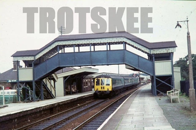 35mm Slide BR British Rail Scene View St Erth Station 1970 Original