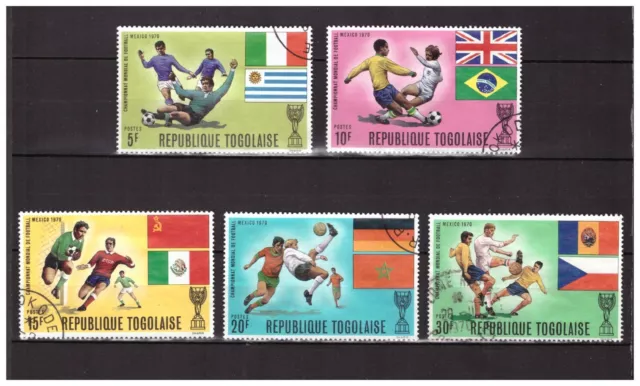Togo .  N° 662 / 666 .  Serie Coupe Du Monde    Obliteree      . Superbe .
