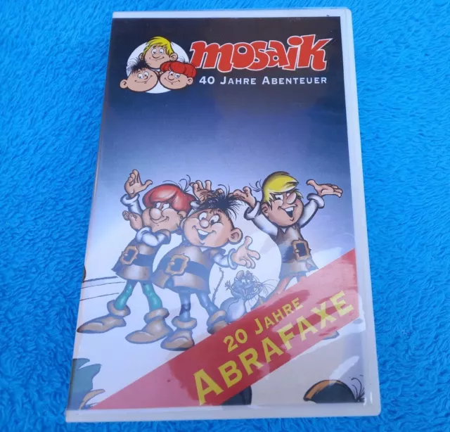 MOSAIK Abrafaxe "40 Jahre Abenteuer" 1995 Videokassette VHS DDR 3980441350 RAR