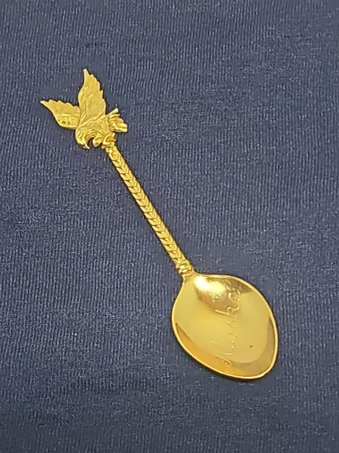 Golden Eagle Souvenir Alaska Collectable Spoon Made In The USA