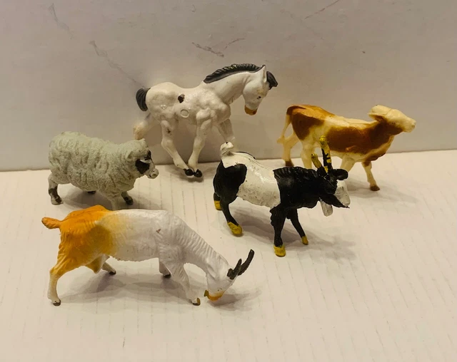 Lot Figurines Ferme Vintage BRITAINS Et Quiralu - Plastique Peint - France