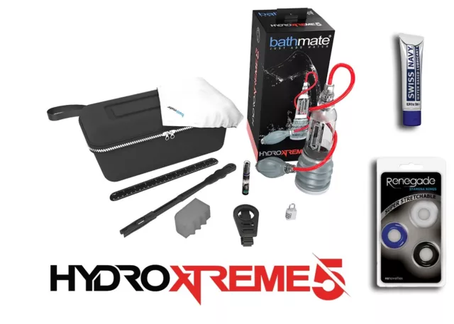 New Bathmate Hydroxtreme 5  Bundle  Hydromax Hydropump Water Penis Enlarger