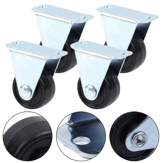 Directionnel Roues Caoutchouc Roulettes Accessoires Meubles Hardware Résistant