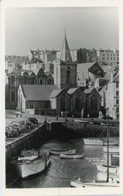 Real Photo Postcard Of Town Church, St. Peter Port, Guernsey, Channel Islands