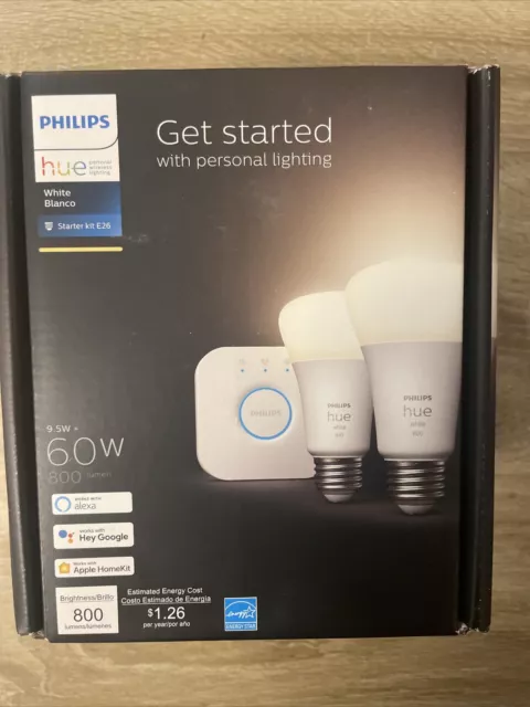 Philips Hue White Ambiance ampoule LED E27 10,5W dimmable 2 pièces