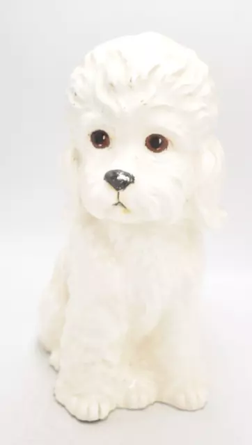 Vintage Anthropomorphic Poodle Dog Large Ceramic Figurine Statue Ornament