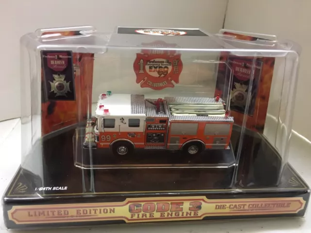1/64 Code 3  Baltimore Maryland Firehouse Emergency Service  Expo 99