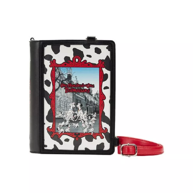 Loungefly Disney Classic Books 101 Dalmatians Convertible Crossbody Backpack Bag