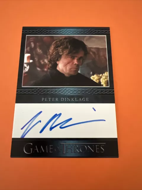 2014 Game of Thrones Season 3 AUTO AUTOGRAPH Peter Dinklage as Tyrion Lannister