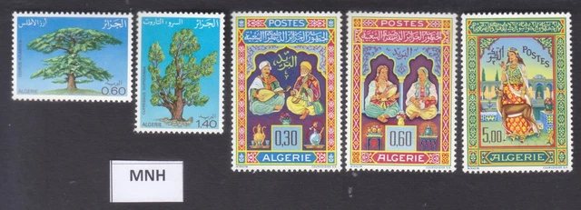Sephil Algeria Fairy Schweif Trees Set Mit 5 Fein MNH Briefmarken
