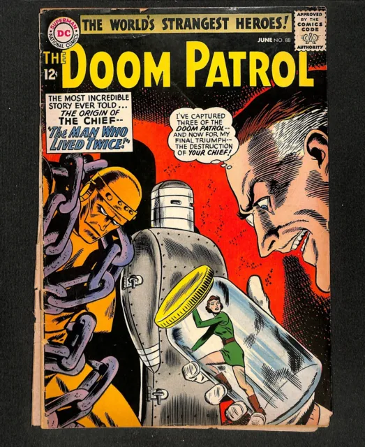 Doom Patrol #88 Origin of the Chief! DC Comics 1964