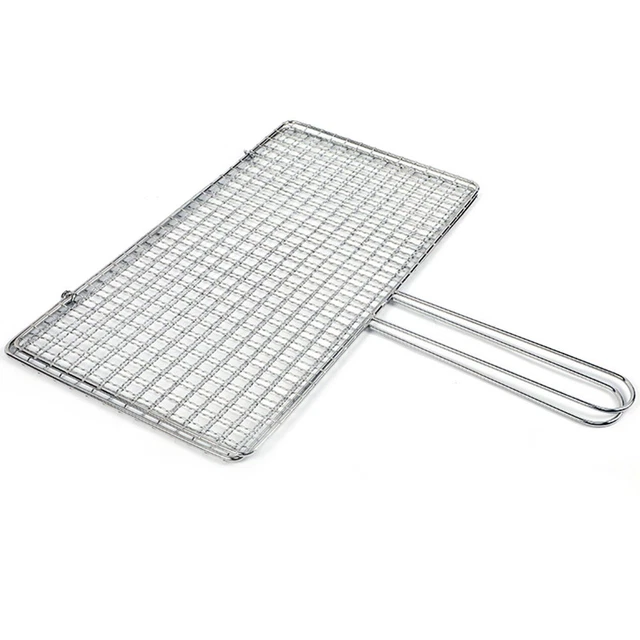 Griglia Rotonda In Acciaio Inox Per Barbecue Kichvoe – Rete Metallica 26 Cm Per Grigliate All'Aperto, Campeggio E Falò