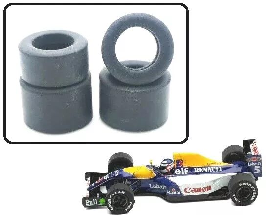 Scalextric W9902 Front & Rear Tyres Set Williams FW14B F1 Nigel Mansell C2972