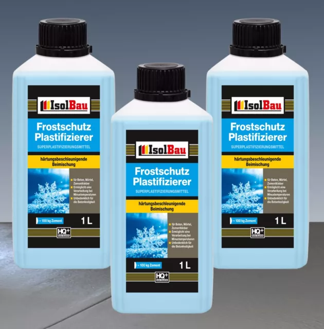 Additivo per calcestruzzo 3 L antigelo plastificante liquefattore per calcestruzzo liquefattore