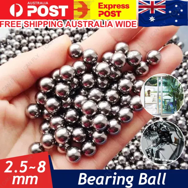 Steel Loose Bearing Ball Replacement Parts 2.5-8mm Bike Bicycle Cycling DF