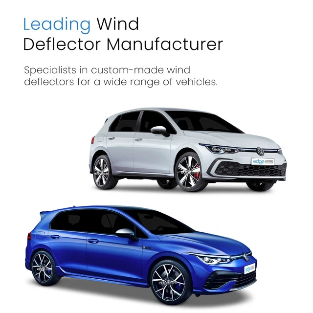 VW GOLF MK8 2020onwards 5 Door Hatchback Wind Deflectors 4pc