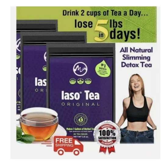 Té Laso original, 28 té de desintoxicación peso suelto 5 libras y 5 días 🙂