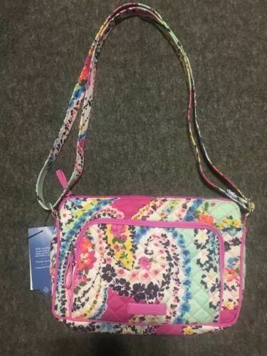 Vera Bradley Iconic RFID Hipster Crossbody Messenter Purse Indio Shouder Bag