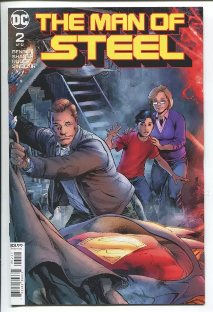 The Man Of Steel #2 - Brian Michael Bendis Story - Steve Rude Art - Dc/2018