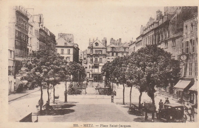 CPA 51 METZ Place Saint Jacques