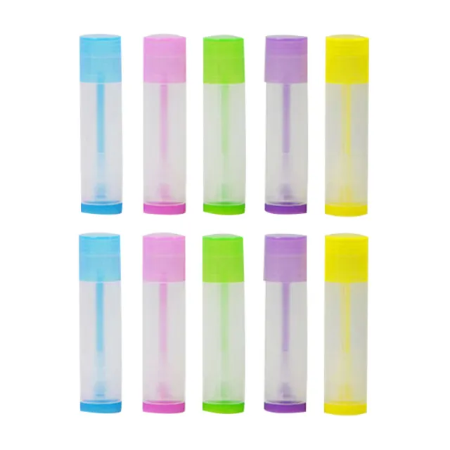 50 Pcs Travel Lip Balm Bottle Gloss Containers Empty Lipstick Tubes