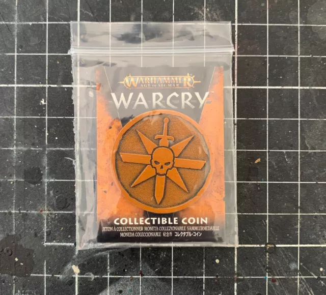 Games Workshop Warhammer Warcry Collectable Coin