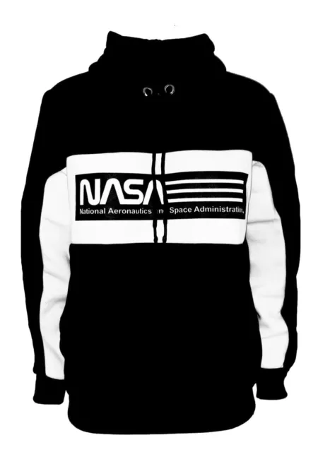 Nuova felpa da uomo di marca nasa con cappuccio cotone felpato caldo resistente