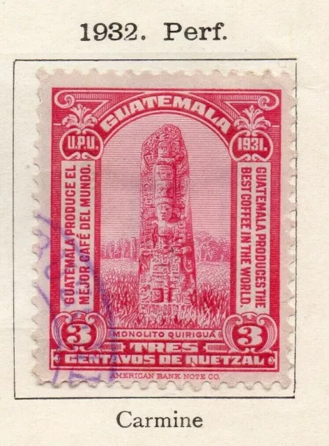 Guatemala 1932 Early Issue Fine Used 3c. NW-217097