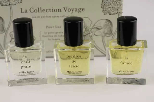 Nouveauté 2018 !!! Miller Harris La Collection Voyage Pour Lui 3 X Edp 14 Ml