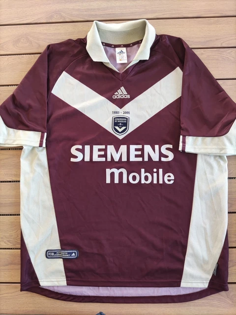 Maillot Girondins De Bordeaux 2002-2003 - Nicolas Shanoun - Domicile - Taille XL - Adidas
