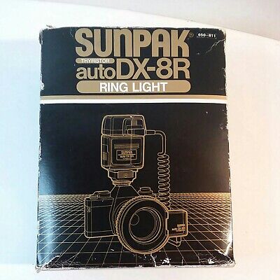 Anillo de tiristor Sunpak automático DX 8R luz/macro flash