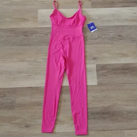 NWT JoyLab Women's Pink Standard Fit Bodysuit Size XS