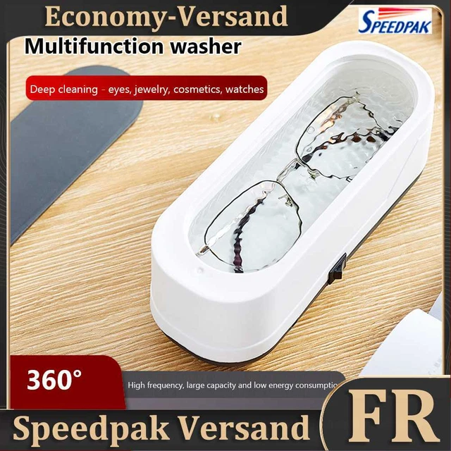 Plastic Glasses Cleaning Box Simple Ultrasonic Cleaner Washer for Home (USB) Hot
