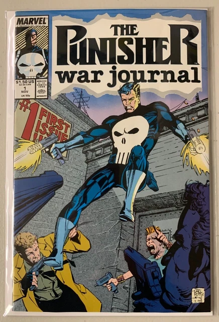Punisher War Journal #1 Marvel 1st  Series Origin of Punisher 8.0 VF (1988)