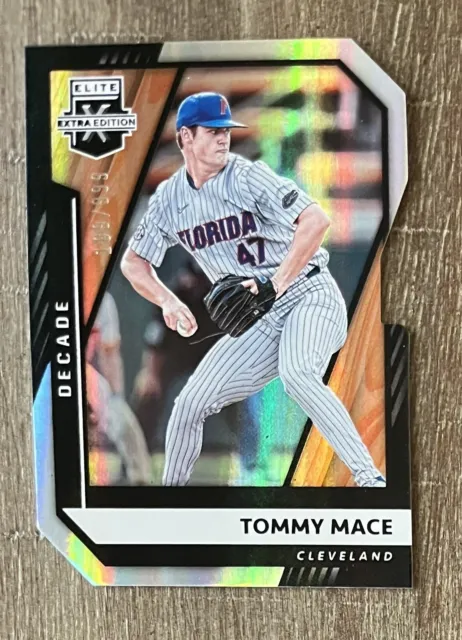 /999 Tommy Mace DECADE Prizm Die Cut 2021 Elite Extra Edition Guardians Prospect
