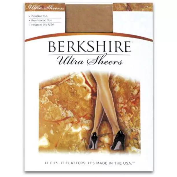 Berkshire Ultra Sheer Pantyhose with Control Top Size 2, Choose Color 4415, 4419